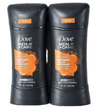 2 Pack Dove Men Care Energizing Turmeric Fresh Mandarin 48h Antiperspirant 2.6oz - £22.41 GBP