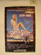 Swing Shift Poster Kurt Russell Goldie Hawn Old Movie - £70.45 GBP