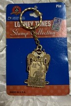 Taz &amp; Bugs Bunny Key Chain Looney Tunes Stamp Collection 1997 Vintage - $9.85