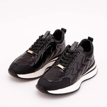 The Veneto Black Leather Men Sneaker image 4