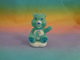 Miniature PVC Care Bear Bedtime Bear Sitting on White Cloud Figure / Cake Topper - £1.82 GBP