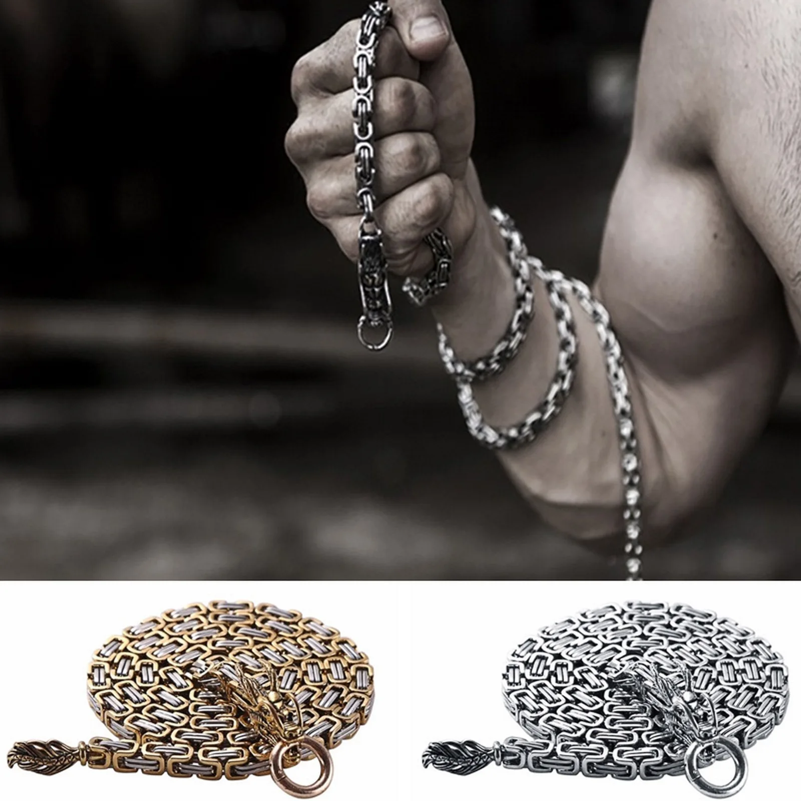 Sporting 100cm A Bracelet Detachable Steel Outdoor EDC Survival Protection Tool  - £27.65 GBP