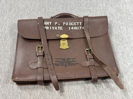 Type MB-1 Navigation Brief Case Vietnam War US Merit Leather Strap Compa... - $98.99