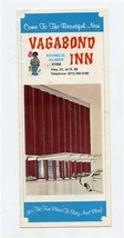 Vagabond Inn Brochure Rochelle Illinois 1970&#39;s TIKI Polynesian Bar - £37.98 GBP