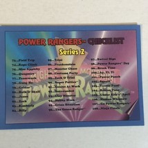 Mighty Morphin Power Rangers 1994 Trading Card #144 Checklist - $1.97