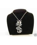 MYSTIC ACCESSORY CRYSTAL ARCTIC DRAGON PENDANT NECKLACE - $17.07 CAD