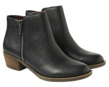 New Kensie Women&#39;s Black Leather Ghita Short Ankle Boots 6.5 9.5 7.5 8.5... - $24.98