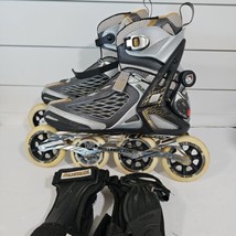 Men’s Rollerblade Crossfire 8.0 Skates 100mm Wheels Size 11 With Hand Gu... - £143.53 GBP