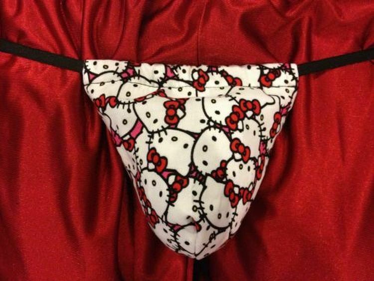 New Sexy Mens HELLO KITTY Party Gstring Thong Male Lingerie Underwear -  Men's Clothing