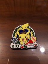 Pokemon Pikachu Pin Badge 2016 Rio Olympics TV Tokyo Pins World limited 2000pcs - £205.74 GBP