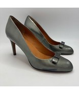 Marc by Marc Jacobs Vara Bow Patent Leather Pumps size 37 EU 7 US Metall... - $932.35 MXN