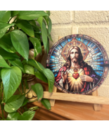 Sacred Heart of Jesus Aluminum 8&quot; Round Image, New #ALM-012-R2 - $292.08 MXN