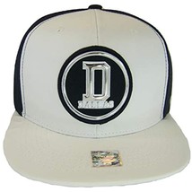 Dallas Men&#39;s Patch Style Breathable Snapback Baseball Cap (White/Navy) - £11.91 GBP