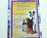 Lady And Tramp 2023 Kakawow Cosmos Disney 100 All Star Movie Poster 005/288 - $49.49