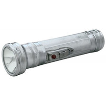Vintage Classic Chrome Flashlight w/ Morse Code Button For Motorcycle Bike  - £7.09 GBP