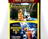 Walt Disney&#39;s - Homeward Bound 1 &amp; 2 (2-Disc DVD, 1993 &amp; 1996) Like New ! - $8.58