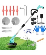 Cordless Lawn Trimmer Weed Wacker - Hooseen 12V Lawn Mover Grass Edger W... - $98.63 CAD