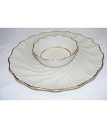 Vintage China by Lenox 12&quot; One Piece Chip &amp; Dip Tray Bowl Richmond - $107.76