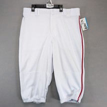 NWT Champro Knicker Baseball Softball Pants Men&#39;s L Loose Fit White Red ... - $25.00