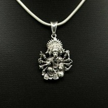 925sterling silver handmade Panchmukhi Hanuman ji amazing stylish pendan... - $34.64