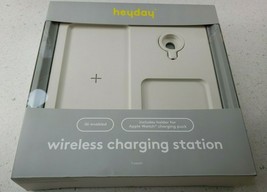 Heyday 10W Qi Wireless Charging Station (phone/watch) - Stone White - £15.04 GBP