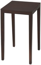 Side Table Tapered Square Legs Coffee Distressed Brown - £376.79 GBP