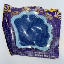 Vintage 1983 Rubbermaid Seashell Bathtub Appliques color: Blue No.7096 N... - $11.88
