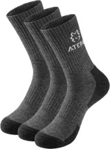ATEPA Men&#39;s Women Hiking Socks Outdoor Recreation Socks Merino Wool Socks 3 PK - £23.72 GBP