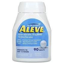 Aleve All Day Strong Naproxen Sodium Tablets, 220 mg, 90 count - £10.64 GBP