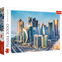 2000 Piece Jigsaw Puzzles, Doha, Qatar, City Skyline, Persian Gulf, Middle - €41,62 EUR