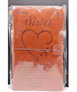 NIP To My Sister Leather Journal Gifts From Sister Notebook - £22.82 GBP