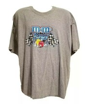 M&amp;Ms World Nascar 500 Racing Adult Gray 2XL TShirt - £18.62 GBP