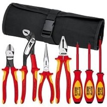 KNIPEX 7-Piece Pliers/Screwdriver Tool Set in a Nylon Pou - $398.99