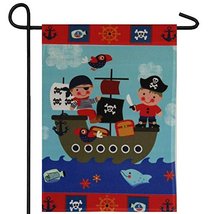 12x18 Printed Jolly Roger Pirate Children Kids Garden Flag 12&quot;x18&quot; - £3.31 GBP