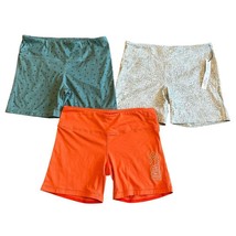 IAB MFG Three Pairs 5&quot; No-Ride Compression Shorts Print Solid Size 8 Wom... - $72.57