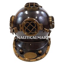 NauticalMart Aluminum Divers Helmet, Mark Five Outdoor Camping Gear  - £260.72 GBP