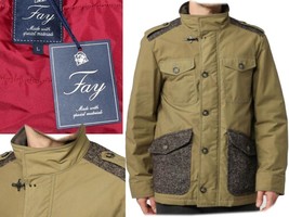Fay Coat Men Size L FA05 T3G - £244.27 GBP