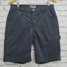 Duluth Trading 40 Grit Shorts Womens Size 8 Gray Workwear Carpenter Util... - $19.79