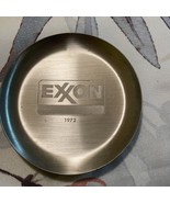 Vintage 1972 Exxon Stainless Steel Candy Dish Or Ashtray 4-3/4” Wide 1/2... - €18,50 EUR