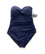Anne Cole Women&#39;s Twist Front Shirred One Piece Swimsuit Size 6 - $23.87