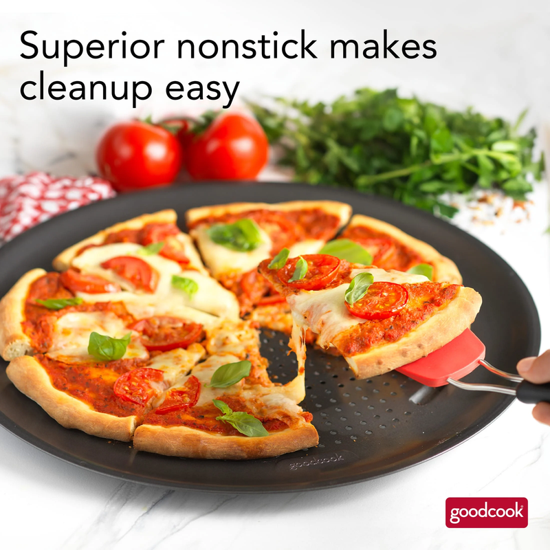 Nonstick 16” Pizza Pan, Perforated round Baking Pan Item image 4