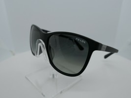 Prada SPR-205F (1BO-2DO) Black 58 x 16 Grey Grad Sunglass Eyeglass Frame - £60.94 GBP