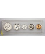 1956 US Proof Set Franklin Washington Jefferson Roosevelt Lincoln 5 pc C... - €98,46 EUR 1956 US Proof Set Franklin Washington Jefferson Roosevelt Lincoln 5 pc C... - €98,46 EUR