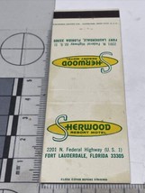 Vintage Matchbook Cover  Sherwood Resort Motel  Fort Lauderdale FL  gmg Unstruck - £9.73 GBP