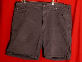 Orvis 5 Pocket 1856 Men&#39;s J EAN Shorts Flat Front Gray 40 X 8&quot; Trust Your Fly - £15.81 GBP