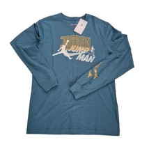Nike Air Jordan Long Sleeve Shirt Men Jumpman Basketball DC9799 415 Blue... - $30.00