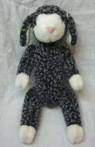 Ty Attic Treasures Lilly The Black &amp; White Lamb 9&quot; Plush Stuffed Animal Toy - £12.02 GBP