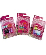 17 PC  Mattel Barbie Doll Fashion Accessory u Sets Handbags, Shoes, Head... - $22.99