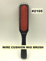 Annie Wire Cushion Wig Brush #2105 Wig Weaving Brush Short Lifting 8.5&quot;x1.5&quot; - £2.06 GBP