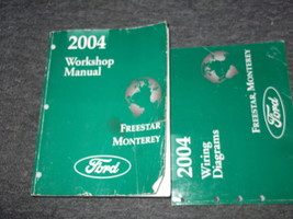 2004 FORD Freestar Mercury Monterey VAN Service Repair Manual Set W Wiring Book - £23.53 GBP
